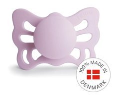 Frigg Butterfly 0-6 Ay Delikli Damaklı Silikon Emzik Pembe