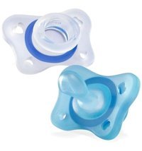 Chicco Physioforma 9 Ay+ Ortodontik Damaklı Silikon 2'li Emzik Şeffaf
