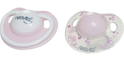 Nuk 12 Ay+ Delikli Ortodontik Silikon 2'li Emzik Kırmızı