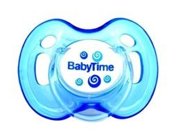 Baby Time Bt149 0-6 Ay Kiraz Uçlu Damaklı Silikon Emzik Mavi