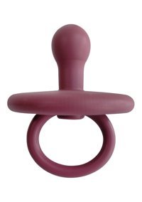 Oioi 0-6 Ay Delikli Ortodontik Kiraz Uçlu Silikon Emzik Mor-Pembe