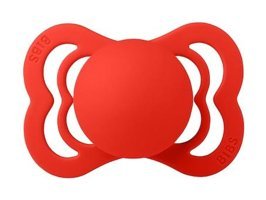 Bibs Supreme 0-6 Ay Delikli Silikon Emzik Kırmızı