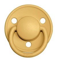 Bibs De Lux 0-6 Ay Delikli Kiraz Uçlu Kauçuk Emzik Sarı