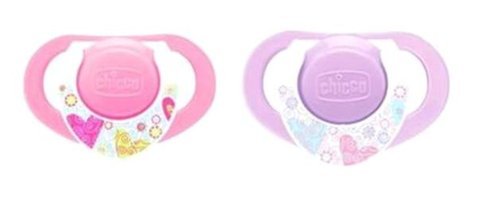 Chicco Physio 12 Ay+ Ortodontik Damaklı Silikon 2'li Emzik Çok Renkli
