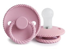Frigg Rope 0-6 Ay Delikli Kiraz Uçlu Silikon Emzik Gold-Pembe