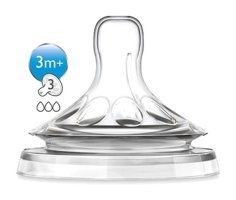 Philips Avent Natural 6-18 Ay+ Kiraz Uçlu Silikon 2'li Emzik Mavi
