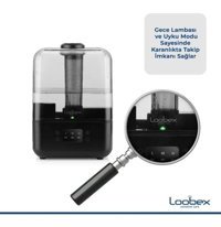 Loobex Me-a205b 4500 ml Aromaterapi Işıklı Sıcak - Soğuk Buhar Makinesi