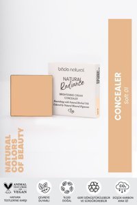 Bade Natural 01 Soft Nemlendiricili Göz Altı ve Yüz Krem Likit Kapatıcı