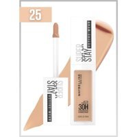 Maybelline New York 25 Medium Nemlendiricili Göz Altı ve Yüz Likit Fırça Kapatıcı