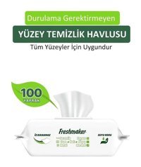 Freshmaker Beyaz Sabun Kokulu 100 Yaprak Yüzey Temizleme Mendili