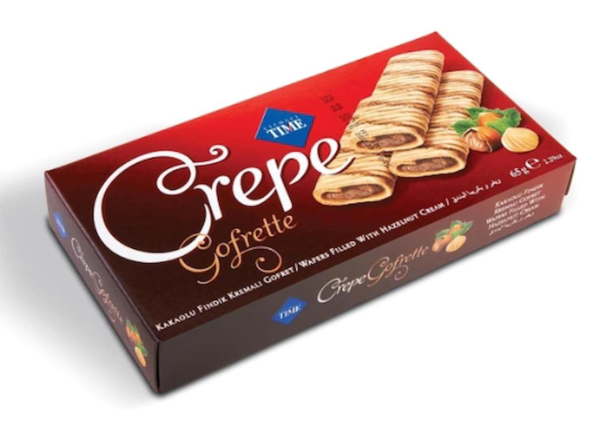 Çizmeci Time Crepe Fındıklı Rulo Gofret 2x65 gr