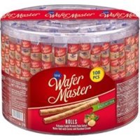 Çizmeci Time Wafer Master Fındıklı Kakaolu Rulo Rulo Gofret 24x648 gr