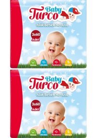 Baby Turco Klasik 60 Yaprak 6'lı Paket Islak Mendil