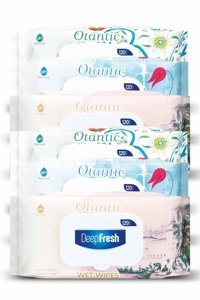 Deep Fresh Otantik Karma 120 Yaprak 6'lı Paket Islak Mendil