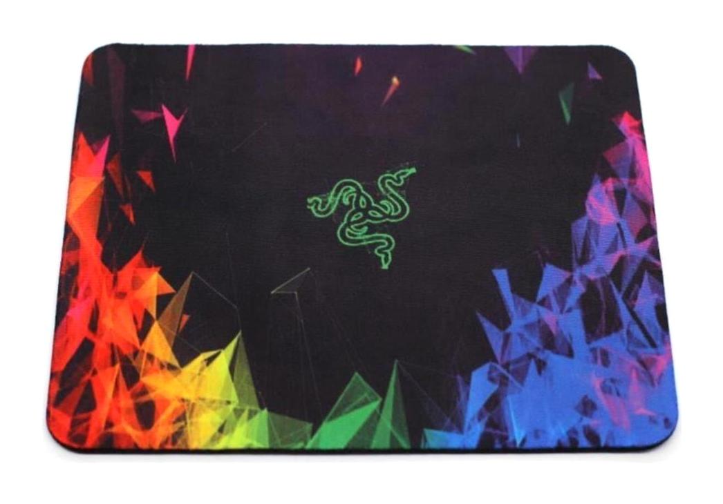 Azemax 32x24cm Razer Renkli Desenli Oyuncu Mousepad Kaydırmaz Tabanlı