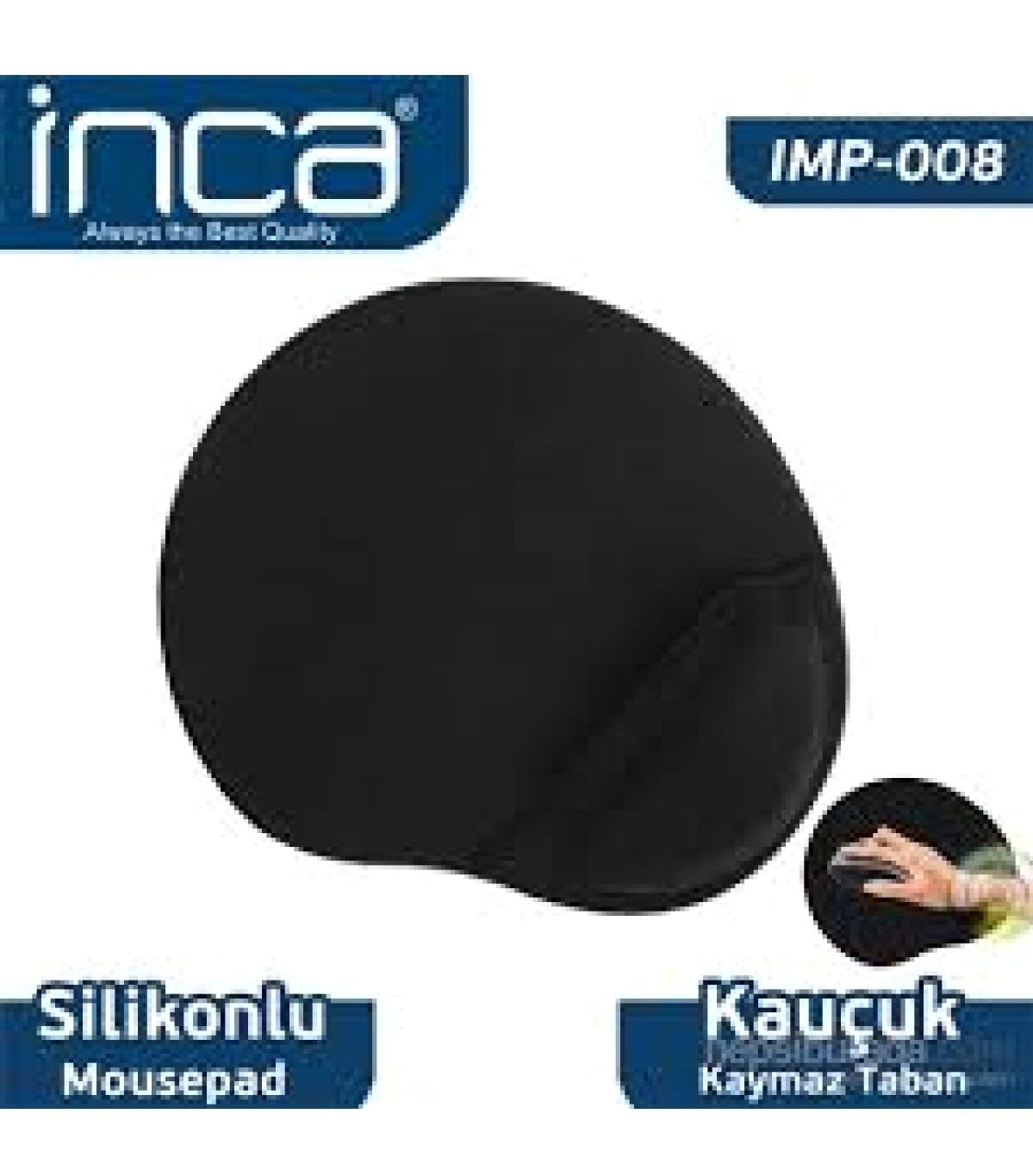 Inca IMPS-008 Sılıcone Siyah Mouse Pad