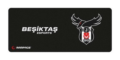 Rampage MP-25 BJK E-Spor Siyah Oyuncu L 70 x 30 cm Mouse Pad