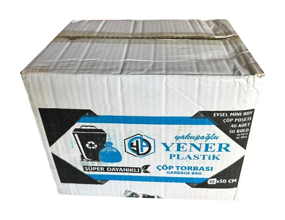 Yener Küçük Boy 40x50 cm Çöp Poşeti 2000 Adet Beyaz