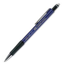 Faber-Castell Grip II 1347 Silgili Plastik Metalik Mavi 0.7 mm Uçlu Versatil Kalem