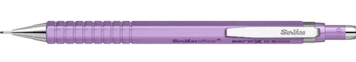 Scrikss Office Aero-X Silgili Metal Neon Mor 0.5 mm Uçlu Versatil Kalem