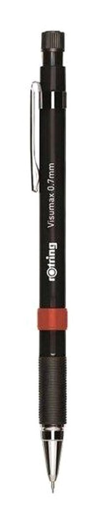 Rotring Visumax Silgili Plastik Metalik Siyah 0.7 mm Uçlu Versatil Kalem