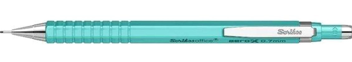 Scrikss Office MP-526 Silgili Metal Neon Turkuaz 0.7 mm Uçlu Versatil Kalem