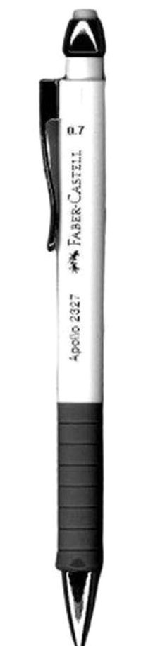 Faber-Castell Apollo 2327 Silgili Plastik Metalik Beyaz 0.7 mm Uçlu Versatil Kalem