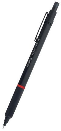 Rotring Rapid Pro Silgili Metal Metalik Siyah 0.7 mm Uçlu Versatil Kalem