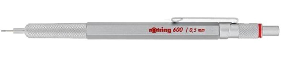 Rotring Krom 1904445 Silgili Metal Metalik Gri 0.5 mm Uçlu Versatil Kalem