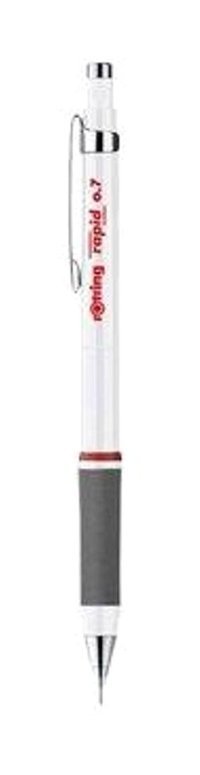 Rotring Rapid Silgili Plastik Metalik Beyaz 0.7 mm Uçlu Versatil Kalem