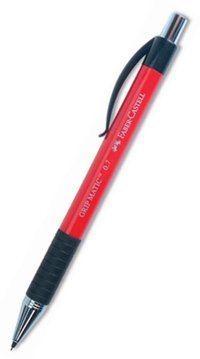 Faber-Castell 1319 Grip Silgili Plastik Neon Kırmızı 0.7 mm Uçlu Versatil Kalem