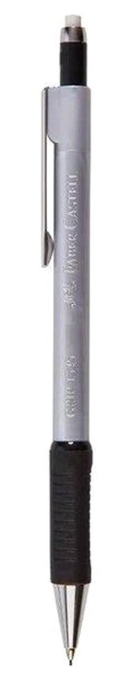 Faber-Castell Grip 2 1345 Silgili Plastik Metalik Gri 0.5 mm Uçlu Versatil Kalem