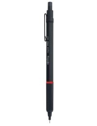 Rotring 1904258 Silgili Metal Metalik Siyah 0.5 mm Uçlu Versatil Kalem
