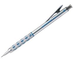 Pentel PG1017 Silgili Metal Metalik Gri Uçlu Versatil Kalem