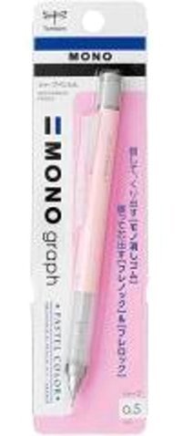 Tombow Mono Graph Silgili Plastik Neon Pembe 0.5 mm Uçlu Versatil Kalem