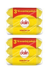 Dalin 56 Yaprak 6'lı Paket Islak Mendil