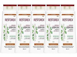 Restorex Kuru ve Yıpranmış Saçlar İçin Şampuan 5x500 ml