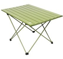 Argeus 4 Kişilik Rock 52x52 cm Tabureli Çantalı Kare Ahşap-Metal Katlanır Kamp Masası Kahverengi-Bej