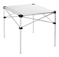 Argeus 54001 73x54 cm Tabureli Dikdörtgen Alüminyum Katlanır Kamp Masası Sarı
