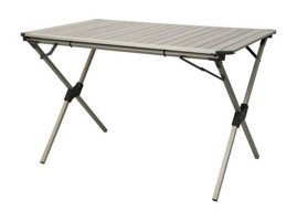 Birayse 50x50 cm Dikdörtgen Ahşap Katlanır Kamp Masası Kahverengi