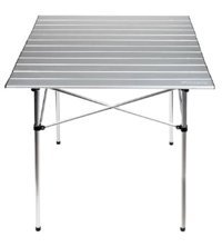 Campout 73x55 cm Çantalı Dikdörtgen Kumaş Katlanır Kamp Masası Siyah