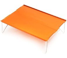 Argeus 2 Kişilik Rock 52x52 cm Tabureli Çantalı Kare Ahşap-Metal Katlanır Kamp Masası Kahverengi-Alev
