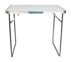 Argeus 54001 73x54 cm Tabureli Dikdörtgen Alüminyum Katlanır Kamp Masası Yeşil