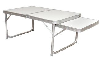 Argeus 4 Kişilik Rock 52x52 cm Tabureli Çantalı Kare Ahşap-Metal Katlanır Kamp Masası Kahverengi-Portakal