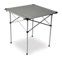 Cbtx Global 40x29 cm Mini Dikdörtgen Alüminyum Katlanır Kamp Masası Gri
