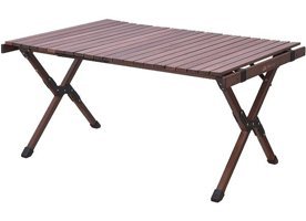 Cbtx Global Yt1001 60x35 cm Çantalı Dikdörtgen Ahşap-Demir Katlanır Kamp Masası Kahverengi
