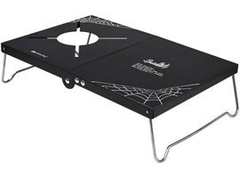 Easy Camp Rennes 110x70 cm Çantalı Dikdörtgen Alüminyum Katlanır Kamp Masası Siyah