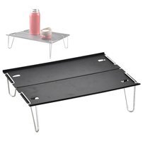 Argeus Rock 52x52 cm Tabureli Çantalı Kare Ahşap-Metal Katlanır Kamp Masası Kahverengi-Haki