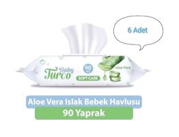 Baby Turco Soft Care 90 Yaprak 6'lı Paket Islak Mendil