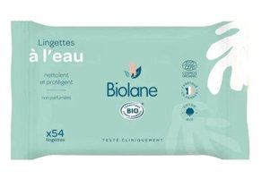 Biolane Organic Water Based Wipes 54 Yaprak Islak Mendil